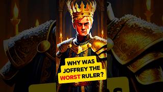 Why Was Joffrey the Worst Ruler got fictionalcharacter gameofthronescharacter houseofthedragon [upl. by Pool322]