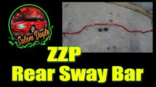 ZZP Rear AntiSway Bar  Install and Review [upl. by Limann]