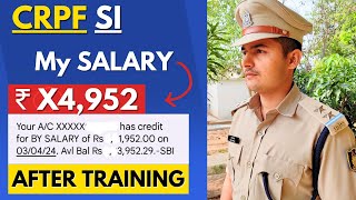 CRPF SI Salary After Training  CRPF SI  SSC CPO cpo ssc crpf [upl. by Opiak]