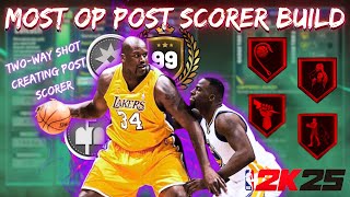 MOST OP POSTSCORER BUILD IN NBA 2K25 VERY VERSATILE [upl. by George]