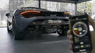 2019 McLaren 720S w ARMYTRIX Decat Downpipes amp Valvetronic Exhaust  Loud Revs Sound [upl. by Luanne614]