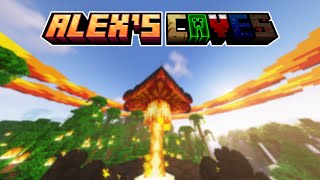 How to Find Cave Biomes In Alexs Caves Mod  Minecraft [upl. by Aralk]