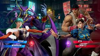 Marvel vs Capcom Infinite  Morrigan amp Jedah vs Chun Li amp Ryu Darkstalkers vs Street Fighter MvC [upl. by Converse]