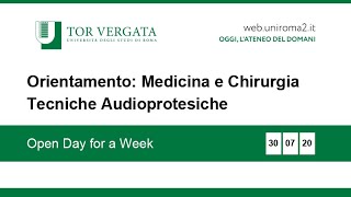 Orientamento Tecniche audioprotesiche – Open Day for a Week [upl. by Idnas353]