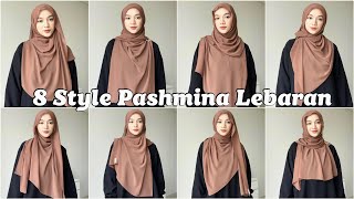 Tutorial Pashmina Lebaran [upl. by Mailiw]