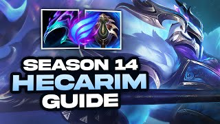 DOAENELS SEASON 14 HECARIM GUIDE for Beginners  Runes Builds Pathing amp More [upl. by Ibloc]