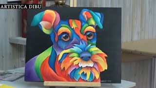 Cuadro de Perro Multicolor [upl. by Corvin]