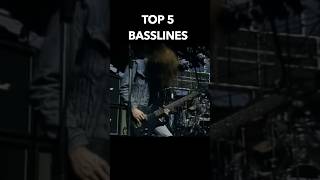 Top 5 bass lines of all time [upl. by Hairim]