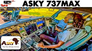 Boeing 737MAX Cockpit to the Congo [upl. by Eiddam272]