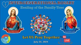 Intergenerational Healing of the Family Tree Rosary  July 29 2024 [upl. by Elkcim]