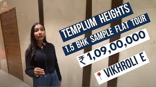 Vaibhavlaxmi Templum Heights in📍 Vikhroli E Mumbai  15 BHK Premium OC Recieved Flats  2bhk [upl. by Desdamona]