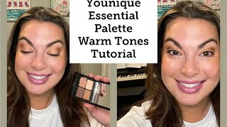 Younique Essential Palette  Warm Tones  Tutorial [upl. by Lukey994]