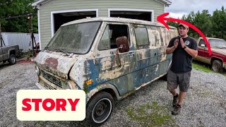 Abandoned car 1972 Ford Econoline Camper Van Gets First Wash in 36 Years Reveals Multiple [upl. by Allix175]