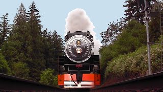 What It Looks Like To Get Hit By A Giant Steam Train As It Thunders Over the Camera at High Speed [upl. by Hendren]