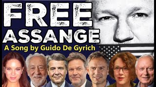 Guido de Gyrich Lasst Julian Assange frei  Song [upl. by Broddy]