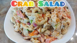 Easy And Delicious Crab Salad Recipe [upl. by Anailuy]