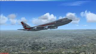 FSX Wardair Boeing 747200 Leeds Bradford to Toronto Pearson International [upl. by Ahsiam30]