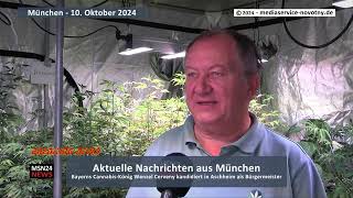 quotCannabisKönigquot kandidiert in Bayern als Bürgermeister von Aschheim [upl. by Ibbob]