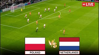 🔴LIVE  POLAND vs NETHERLANDS I I Efootball Pes 2021 GAMEPLAY [upl. by Eindys]