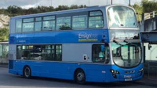 Ensignbus Wrightbus Eclipse Gemini Volvo B9TLVoith BJ11 EAA 133 [upl. by Rhona]