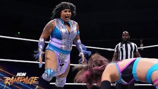 The “Native Beast” Nyla Rose faces Erica Leigh  81624 AEW Rampage [upl. by Benoite]