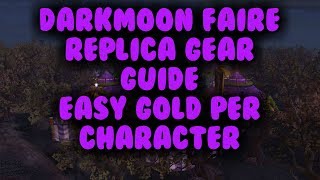 Darkmoon Faire Replica gear guide Easy 30k per character [upl. by Sonaj]