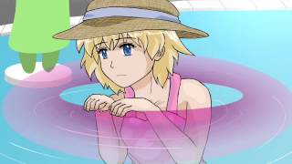 Number Days Sim Date  Pool Scene With Lena [upl. by Eilsek257]