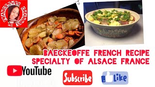 Baeckeoffe french recipe [upl. by Eimoan]