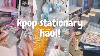 ✨🍡 unboxing kpop stationary supplies asmr tiktok compilation minsbymon [upl. by Araic817]