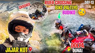 River crossing SURAKSHYA pani ma Khasin   Dolpa jada yesto bhayo😭 MRB Vlog [upl. by Jermain]