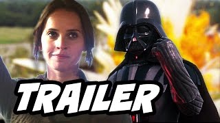 Star Wars Rogue One Darth Vader Trailer 2 Breakdown [upl. by Joleen]