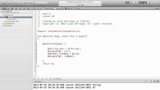 ObjectiveC on the Mac L38  Literals [upl. by Lalat]