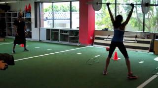 Allyson Felix Trains at Velocity Sports Performance [upl. by Casabonne]