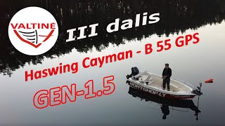 Haswing Cayman B55 GPS  III dalis 2021m GEN15 naujausias modelis [upl. by Ecnirp]