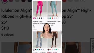 How you can get free Lululemon Leggings 💖 fashionhack [upl. by Ruckman586]