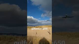 Gulfstream g650 landing landing [upl. by Aznecniv]