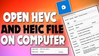 how to open HEVC and HEIC file on Computer  F HOQUE HEVC and HEIC file of iPhone open in Windows [upl. by Attayek]