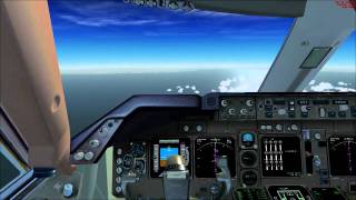 FSX HD  Pmdg Boeing 747400  Complete flight from London Heathrow to Paris Orly [upl. by Eitnom]