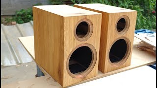 Build a Loudspeaker Box with a Router diy speaker [upl. by Eiaj]