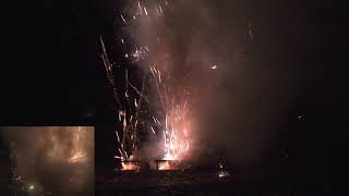 Bottle rocket fireworks WORLD RECORD 52500 rockets [upl. by Parhe]