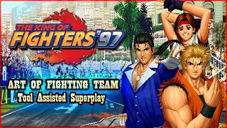 【TAS】THE KING OF FIGHTERS 97  ART OF FIGHTING TEAM \ RYO SAKAZAKI \ ROBERT GARCIA \ YURI SAKAKZAKI [upl. by Novi]