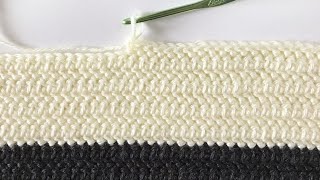 Herringbone Half Double Crochet [upl. by Marcos978]