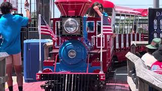 Point Pleasant Beach Jenkinson boardwalk train making the final step [upl. by Pump]