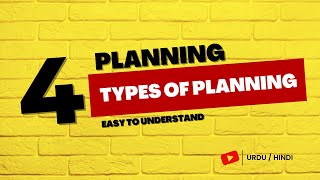 Types of Planning  Strategic Tactical  Operational amp Contingency planning  Planning amp Its Types [upl. by Katha]