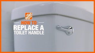 How to Replace a Toilet Handle  Toilet Repair  The Home Depot [upl. by Arlina]