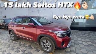 All New Kia seltos HTK 2024 petrol manual full details review [upl. by Ellan]