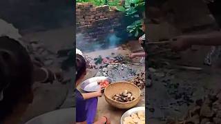 Gakkad bharta special🤤😅😋 comedyfunnylove motivation rotishortsfeed foodpanipuriifunnycomedy [upl. by Assirt]