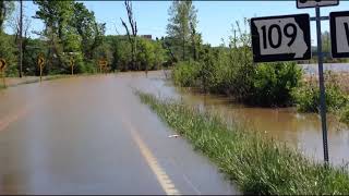 May 2 2017  Meramec River Flood Water Over Highway FF South of Eureka Missouri [upl. by Redan]