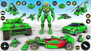 Army Bus Robot Transform Wars Game  Army Robot Battle Transformation Game  Robot Car Games [upl. by Neemsaj]