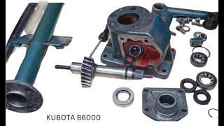 How to assembled steering box KUBOTA B6000E [upl. by Huckaby]